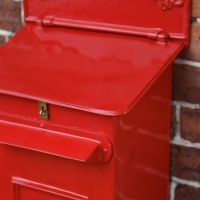 Close up of Post Box Lid 