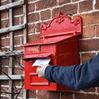 “Pomodoro” Goldhay Secure Post and Parcel Box in Situ 