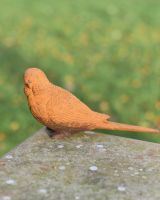 Rustic Cast Iron Bird Garden Sculpture 