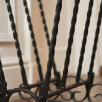 "Farnthorpe" Black 4 Pair Ornate Boot Rack