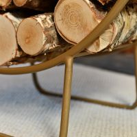 Close-up of the Legs on the Log Holder in Situ