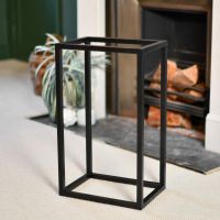 Empty Small Open Sides Log Holder in Situ
