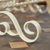 Close up of Cream Scrollwork 