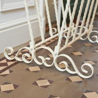 Close up of Cream Welly Boot Rack 