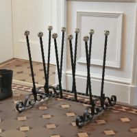 "Athleshaw" Black 5 Pair Boot and Welly Rack 