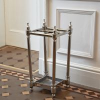 Antique Nickel Umbrella Holder insitu 