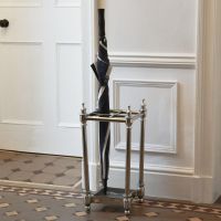 Antique Nickel "Square" Umbrella Holder 