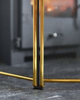 Close-Up of Polished Brass Finish
