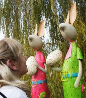 “Easter Bunny” Sculptures