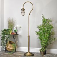 "Easthill Brook" Industrial Caged Floor Lamp