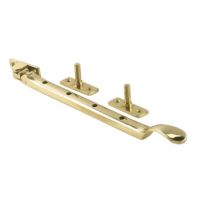 250mm Victorian Window Stay & Pins Created From Solid Brass