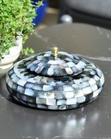 Elegant "Nocturne" Keepsake Bowl