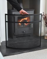 Scale image of classic black fire guard