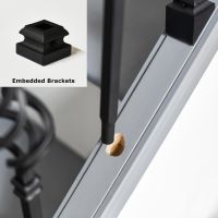 Example of a Embedded Stair spindle Bracket