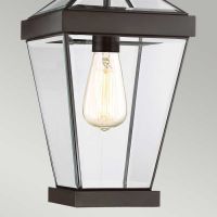 Embleton Contemporary Hanging Chain Lantern Light Close Up