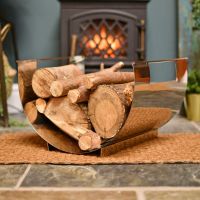 Eriksen Stainless Steel Curved Log Holder