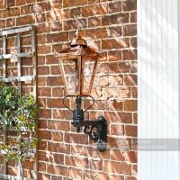 Exterior traditional victorian wall mounted lantern