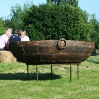 Traditional Kadai Bowl on the Garden