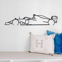 Racing Car Outline Metalwork Art