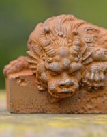 Cast Iron Sleeping Dragon Garden Sculpture