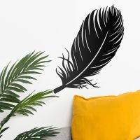 Feather Wall Art in Use in the Home