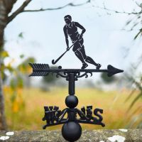 Weathervane with Female Field Hockey Player Motif