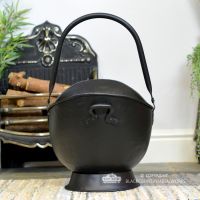 "Waterloo" Black Iron Coal Bucket - 58cm