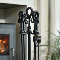 Close up of Scroll Neck Malvern Companion Set 