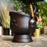 "Brindleton" Coal Scuttles Finished in Black