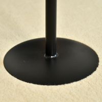 Close up of Circular Iron Black Base