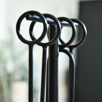 Close up of Circular Companion Set Handles 