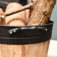 Close-up of the Carry Handles on the Log Holder