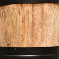Close-up if the Wood on the Log Holder