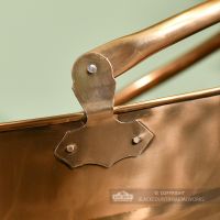 Close-up of the Antique Brass Finish
