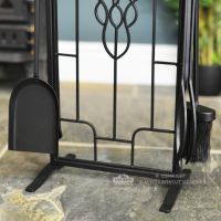 “Dawnmead House” Gothic Fireside Companion Set Base