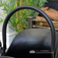 Close-up of the Carry Handle on the coal Bucket