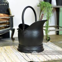 Traditional Coal Bucket Finished in Black 