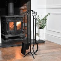 Slim Blacksmith Companion Set on Wooden Floor 