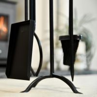 Close up of Companion Set and Tool Stand 