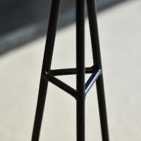 Close up of triangular companion set 