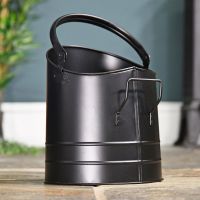 Modern Black Coal Bucket