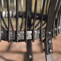 Close up of metalwork 