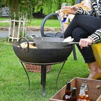 Kadai Fire Bowl Handmade From Iron