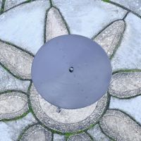 Birdseye view of 50cm Kadai Fire Bowl Lid 