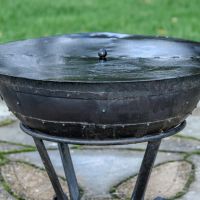 70cm Kadai Bowl Lid on Stand 