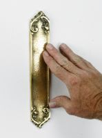 "Bovary Park" Scroll Finger Plates and Door Plates