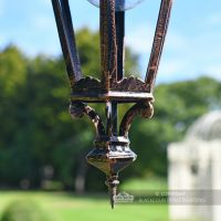Finial At Base Of Antique Copper Lantern