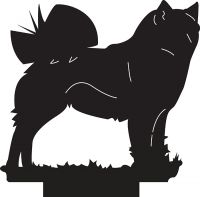 Finnish Spitz Dog Weathervane 