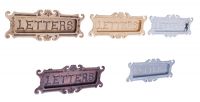 “Lorendale Square” Scrolled Letter Plate