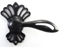 "Thornton House" Fleur De Lys Iron Lever Handle